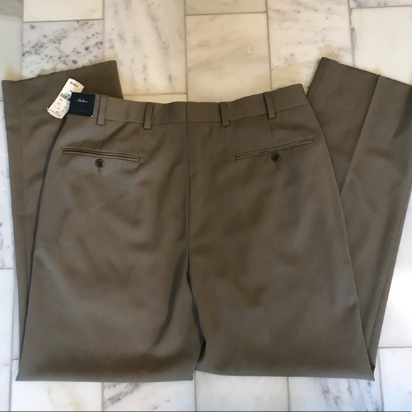 NWT Brooks Brothers Madison Wool Pants 34/30 - Picture 6 of 9